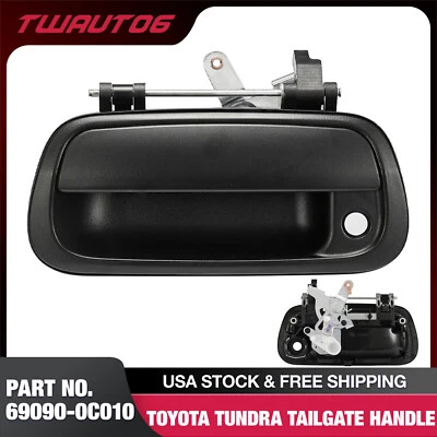 For Toyota Tundra 2000-2006 Tail Gate Tailgate Handle Textured Pickup Truck - Image 1 of 4