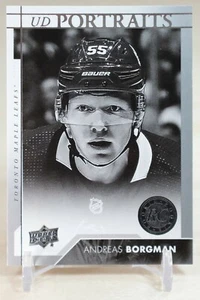 Andreas Borgman Rookie Portraits 2017-18 Upper Deck #P-103 Rookie Toronto RC - Picture 1 of 2