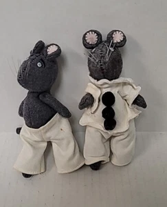 American Girl Angelina Ballerina Gray Mouse Doll PIERROT X2 READ DESCRIPTION - Picture 1 of 20