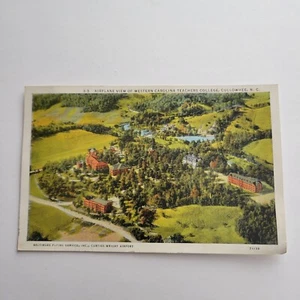 Postal NC S5 vista aérea de Western Carolina Teachers College Cullowhee NC - Imagen 1 de 3