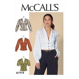 McCall’s Misses Tops Sewing Pattern M7978 - Picture 1 of 9
