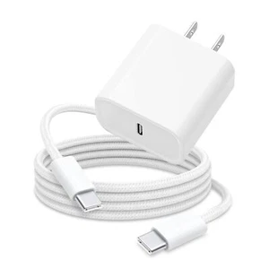 6FT 20W Fast Charger Adapter for Airpods 4 Gen 4 Generation,Airpods Pro 2 2Nd, A - Picture 1 of 4