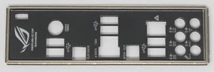 ASUS Rampage II GENE - ATX Blende Slotblende IO Shield Slotblech (#15297) - Afbeelding 1 van 1