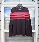 Liz Claiborne Luxury Women's Metallic Stripe Jumper Sweater Size Xl/ 16 Au