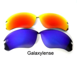 Galaxy Ersatzobjektive für Oakley Flak Draft OO9364 blau/rot polarisiert - Bild 1 von 6