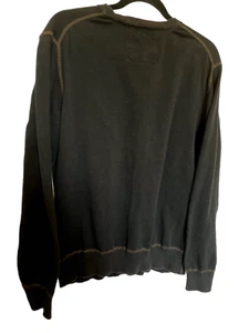 Maglione fibbia BKE da uomo Athletic Fit collo a V nero taglia Large L - Foto 1 di 4