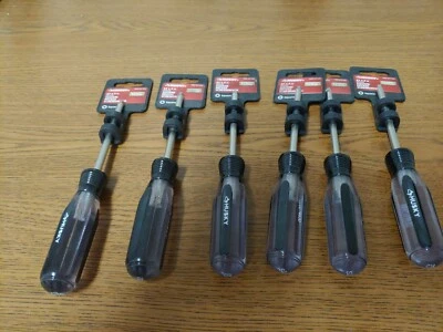 6pc. Husky # 2 x 4 in. Square Screwdriver Lifetime Warranty - Image 1 of 4