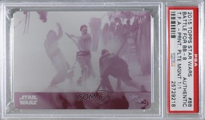 2015 Topps Star Wars: The Force Awakens Series 1 Printing Plate Magenta 1/1 w3d