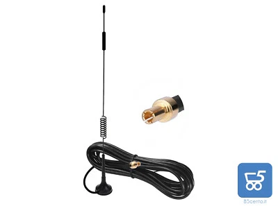Antenna Base Magnetica 12dBi 4G Ripetitore di Segnale per Interni Esterni TS9 - Immagine 1 di 4