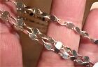 Sterling Silver 32" Sparkle Chain Italian Made Signed Wear Multiple Ways 11.5g