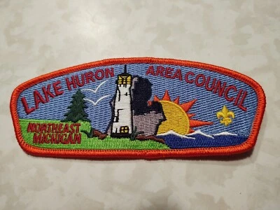BOY SCOUT COUNCIL PATCH Lake Huron Area Northeast MICHIGAN BSA NEW Official 2010 - Image 1 of 3