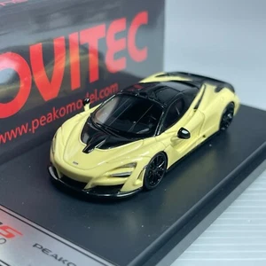 1/64 Peako Peako64 Novitec McLaren 720S N-Largo Yellow Ltd 500 pcs #63404 - Picture 1 of 2