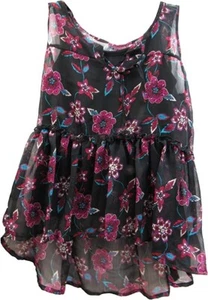 Epic Threads Big Girls Babydoll Tank-Top Peasant Top Black Large 56-61" 74-100lb - Picture 1 of 2