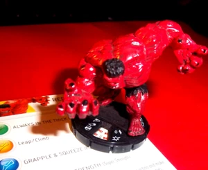 Heroclix RED HULK SUPER RARE #050 WEB OF SPIDERMAN FIGURE COLLECTION MARVEL LOT - Picture 1 of 1