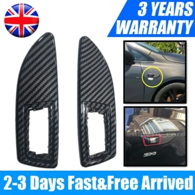 SECPZ FOR Vauxhall Corsa VXR carbon fibre side wing repeater indicator surrounds SPR
