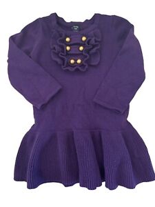New Gap Sweater Dress Purple, Size 3T