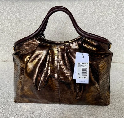 Bolso Bandolera Convertible Brahmin Elaine Bronce Andromeda Nuevo con Etiquetas Foto 1 de 4