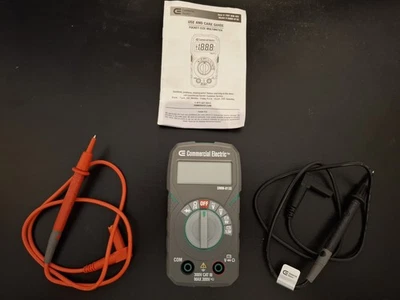 Multímetro digital comercial elétrico tamanho de bolso True RMS DMM-8132 - Imagem 1 de 4