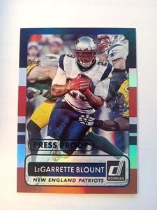 2015 Donruss Press Proof Blue #d/99 LeGarrette Blount #54 Patriots spedizione gratuita!! - Foto 1 di 3