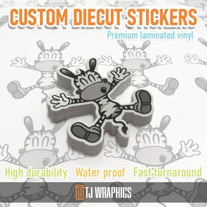 Custom Stickers Your Design Logo Product Label Die Cut Waterproof Fast Shipping - Picture 1 of 6