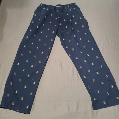 Polo Ralph Lauren 裤子男式大号睡衣头骨十字骨海盗休息室 — 第 1/4 张图片