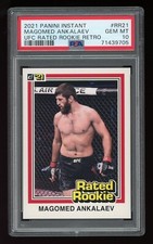 2021 Panini Instant UFC Magomed Ankalaev Rated Rookie Retro /1320 #RR21 PSA 10