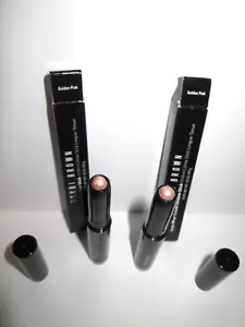 2X Bobbi Brown Long-Wear Cream Shadow Stick New Boxed .03 oz. Travel Golden Pink - Picture 1 of 3