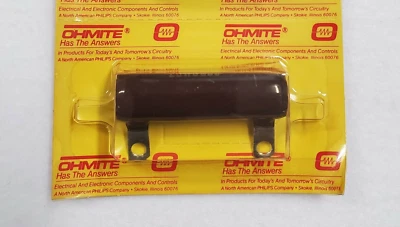 OHMITE - RESISTENCIAS 25 vatios 15 ohmios 5 % cerámica esmalte vítreo - nos l25j15r 270 Foto 1 de 3
