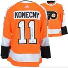 Travis Konecny Philadelphia Flyers Signed Orange Adidas Authentic Jersey