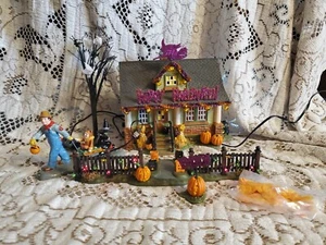 Department 56 Snow Village Halloween 1031 Trick or Treat Drive  - Picture 1 of 17