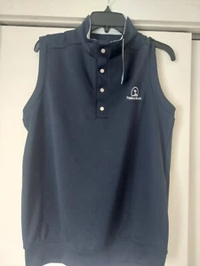 The Pebble Beach Dry-Luxe Performance System Vest Navy Blue Small Imperfect - Picture 1 of 7