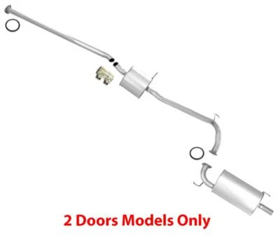 Middle Resonator & Muffler Fits For Honda Accord 2.3L 2 Doors 1998-2002 - Image 1 of 4