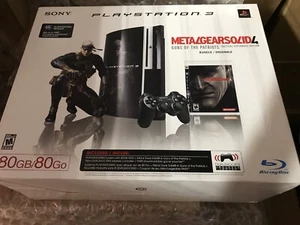 Sony PlayStation 3 80GB PS3 Console Metal Gear Solid 4 Bundle New/Sealed 2008 - Picture 1 of 6