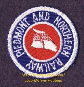 LMH Patch PIEDMONT NORTHERN Railway PN P&N Interurban Electric TROLLEY LINE 2" a - Picture 1 of 2