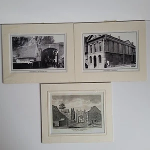 Fotos de Canterbury Kent Copias de Fotos Originales Enmarcadas Montadas en Tarjeta NUEVO - Imagen 1 de 7