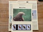 HUNGARY MAGYAR 1983 PAGES x 6 MNH WWF BIRDS OF PREY EAGLE FALCON BUZZARD