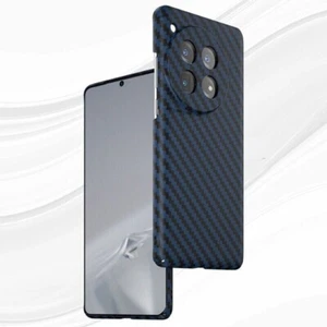 For OnePlus 12, Luxury Carbon Fiber Pattern Business Hard Ultra Slim Cover Case - Picture 1 of 18