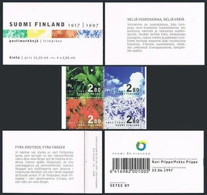 Finland 1049-1052a booklet, MNH. Mi 1392-1395 MH 47. Independence,80th Ann.1997. - Picture 1 of 1