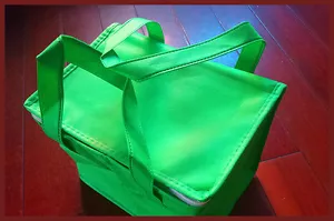 * Insulated Waterproof Portable Foldable Picnic Cooler Tote Lunch Ice Bag Green - Picture 1 of 4