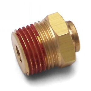 1/4" Push to 1/2" NPT Male Air Fitting bag ride oil thread pipe line adapter kit