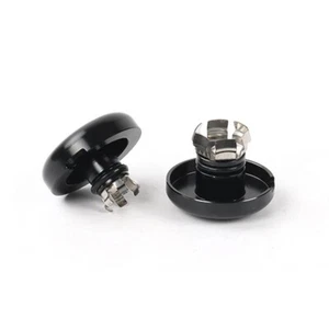 2024 2025 Front Axle Nut Caps Cover Black For Harley Touring Road Glide FLTRX - Picture 1 of 7