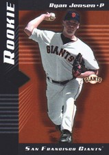 2001 Leaf Limited Baseball #273 Ryan Jensen RC 0244/1000 SF Giants