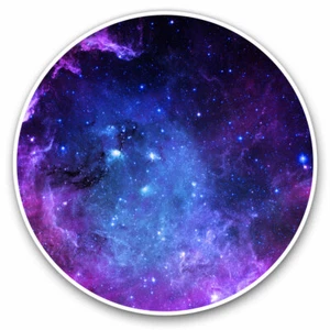2 x Vinyl Stickers 30cm - Awesome Purple Galaxy Space NASA Cool Gift #8924 - Afbeelding 1 van 9