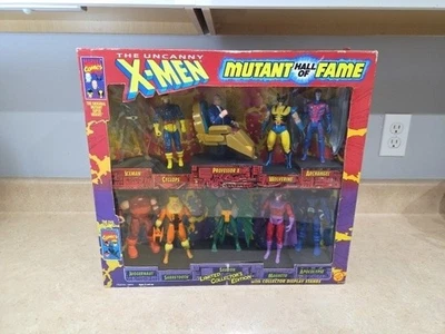Mutant Hall Of Fame 1993 ToyBiz The Uncanny X 战警 10 人偶套装 — 第 1/4 张图片