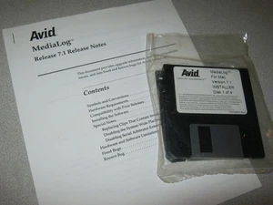 Vintage Avid MediaLog for Mac Vers 7.1 Video Logging NLE software 1998 (sealed) - Picture 1 of 4
