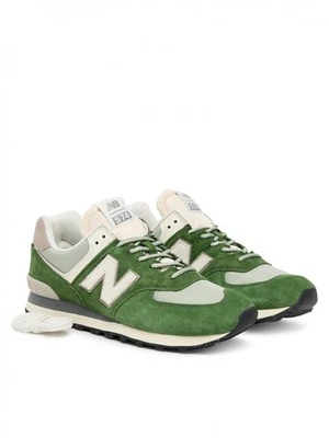  Chaussures sportif Sneakers HOMME New Balance 574 Vert GRE Suede Lifestyle  - Photo 1/4