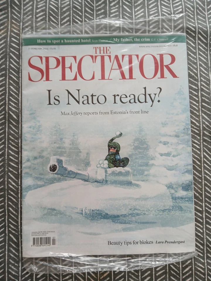THE SPECTATOR MAGAZINE Nato - 17 February 2024 Feb 17/02/2024 (New & Sealed) - Image 1 of 1