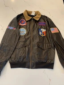 Top Gun Spirit Halloween Costume Maverick US Navy Aviator Adult Size Large - Picture 1 of 11