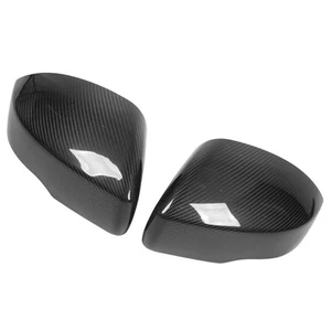 2pcs Door Rearview Mirror Cover Real Carbon Fiber Fit For Range R HEN - Picture 1 of 22