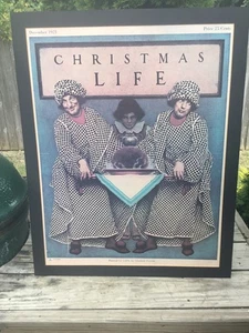 Attention Serious Maxfield Parrish Collector 1921  Christmas Life 21 X 27 - Picture 1 of 9
